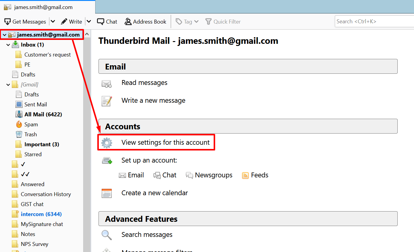 mozilla thunderbird email signature box