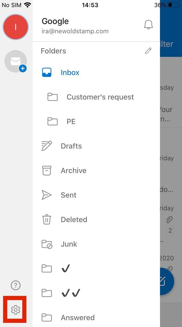 how to add signature in outlook ipad