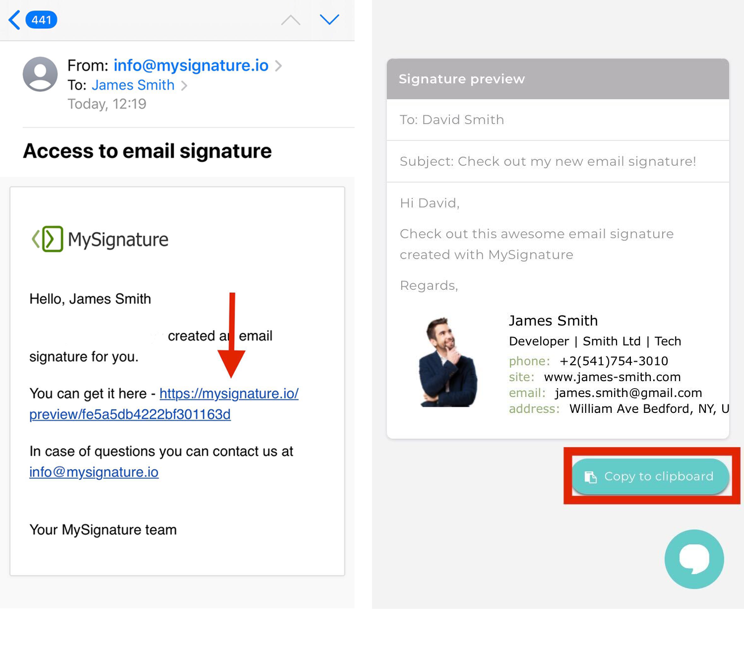 How To Install The Email Signature On The Iphone Ipad Email Signatures How To By Mysignature