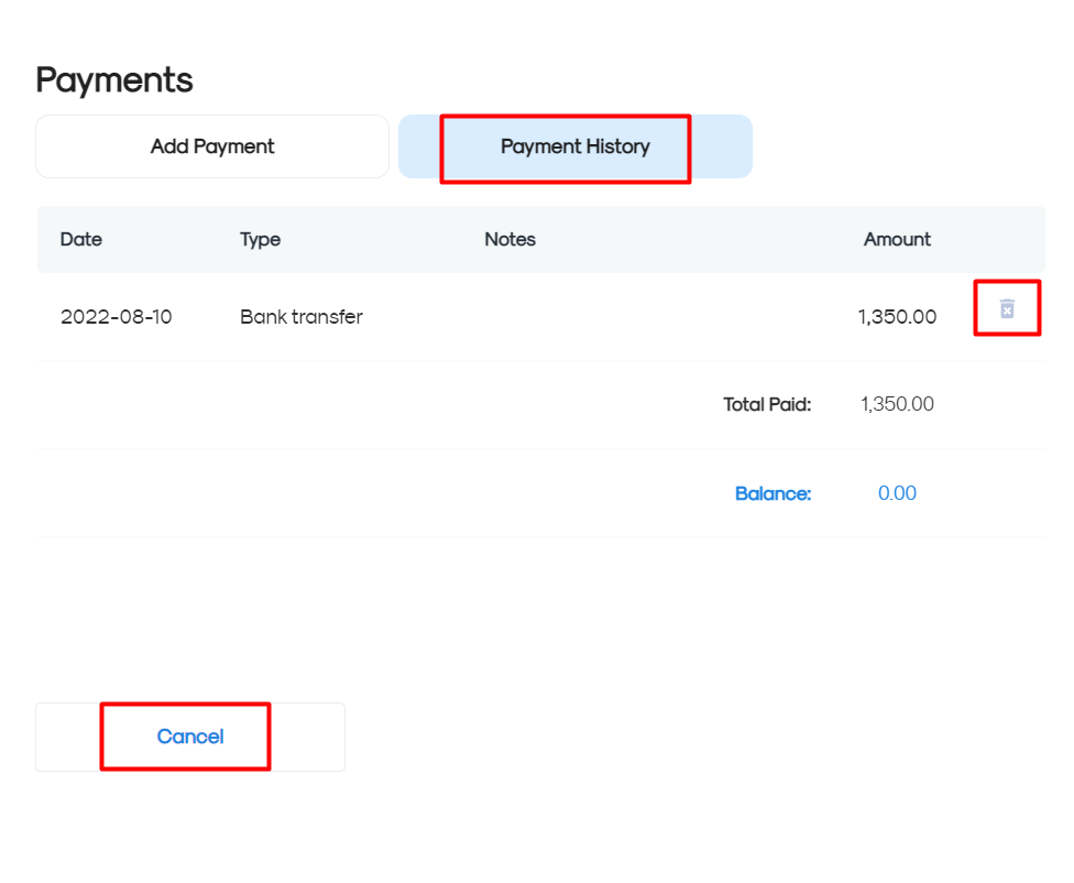 How Can I Delete A Payment From An Invoice 