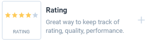 Rating widget