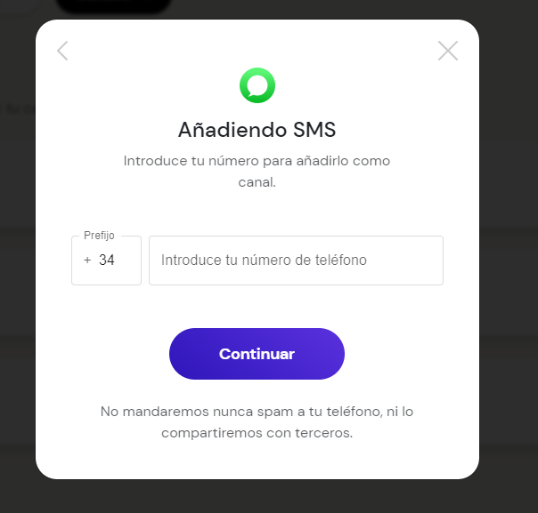 WhatsApp Canal Banktrack SMS